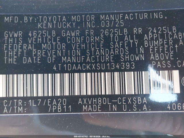 Toyota Camry Se