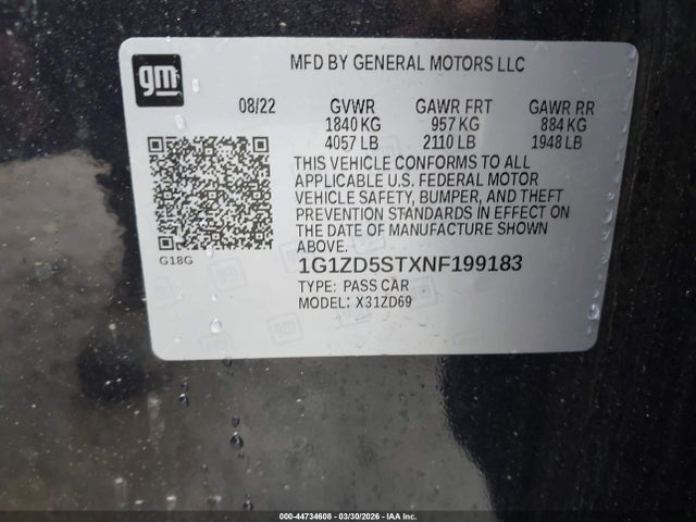 Chevrolet Malibu Fwd Lt
