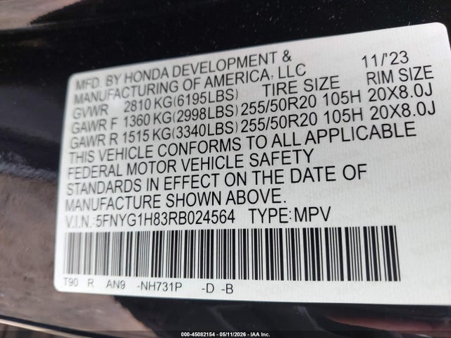 Honda Pilot Elite