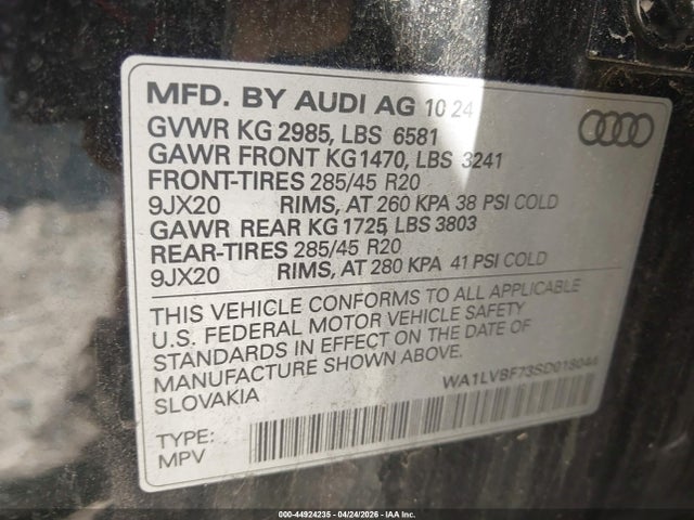 Audi Q7 Premium Plus 55 Tfsi Quattro Tiptronic