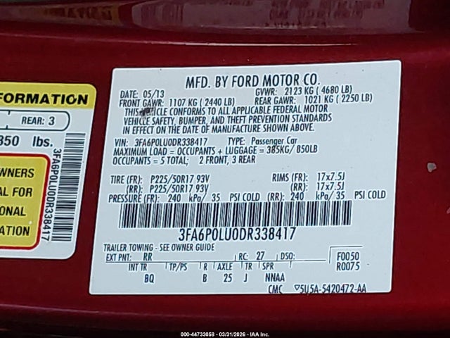 Ford Fusion Se