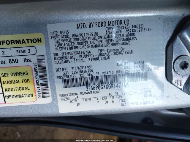 Ford Fusion S