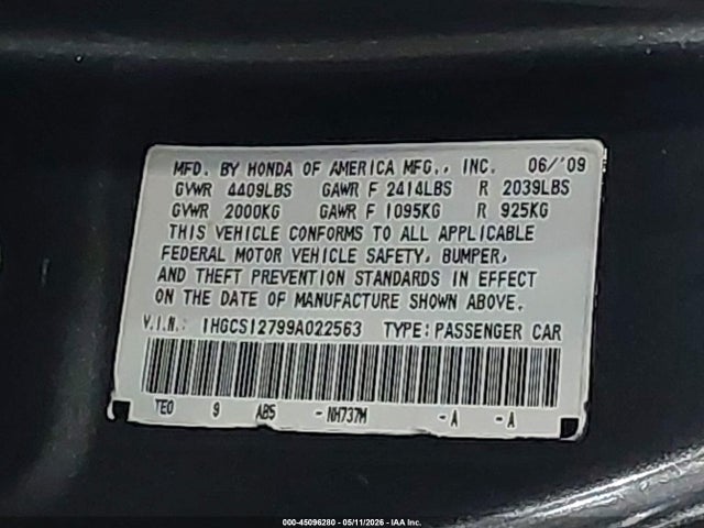 Honda Accord 2.4 Ex