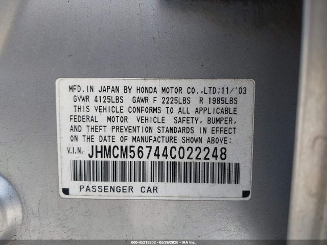 Honda Accord 2.4 Ex