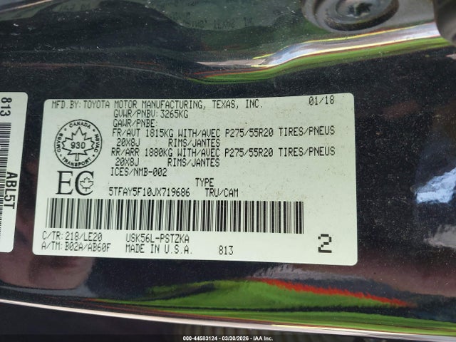 Toyota Tundra Platinum 5.7l V8
