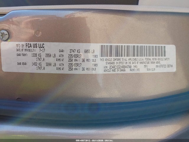 Chrysler Pacifica Touring-l Plus