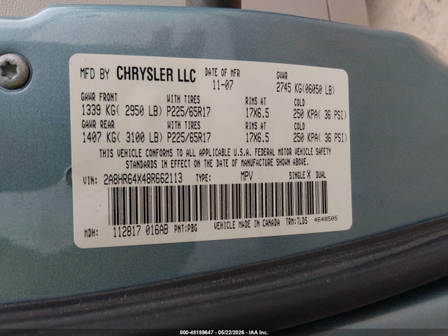 Chrysler Town & Country Limited