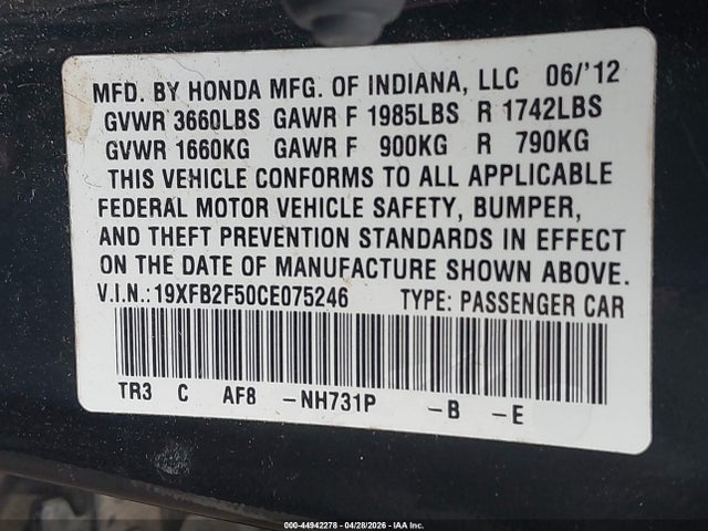 Honda Civic Lx