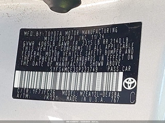 Toyota Corolla Se