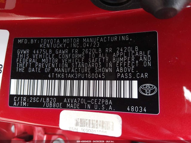 Toyota Camry Xse