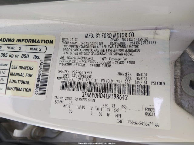 Ford Fusion Se