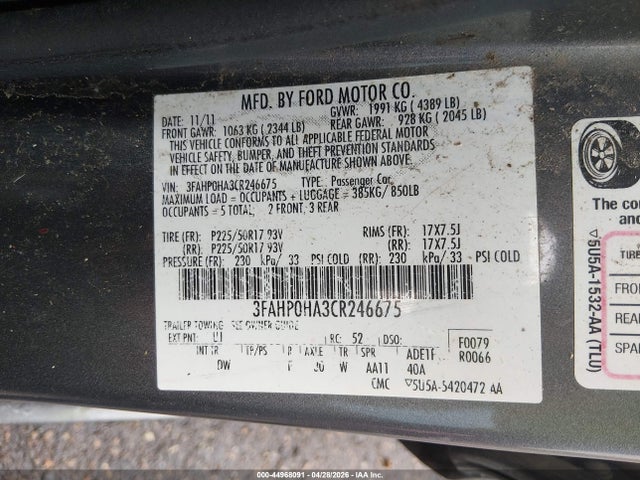 Ford Fusion Se
