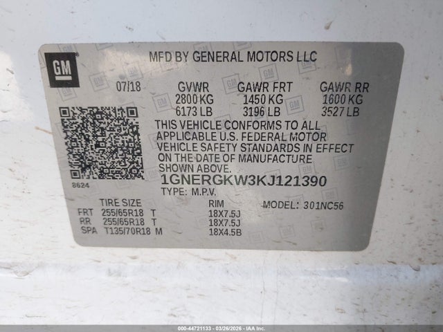 Chevrolet Traverse 1lt