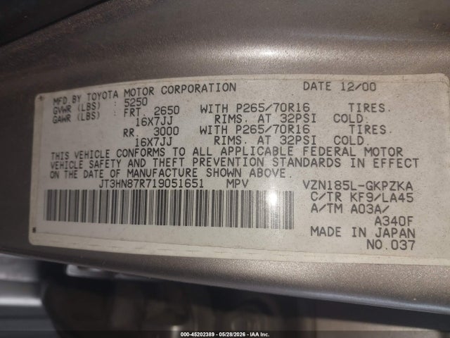Toyota 4Runner Limited V6