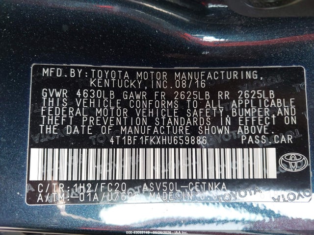Toyota Camry Le