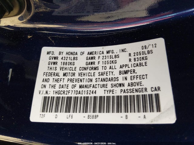 Honda Accord Ex