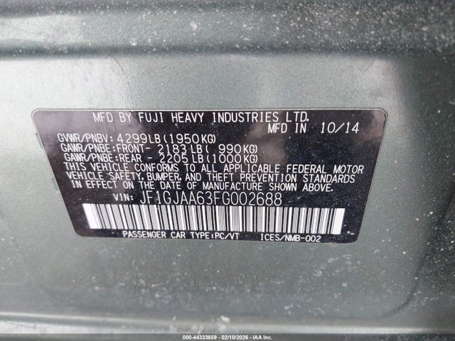 Subaru Impreza 2.0i
