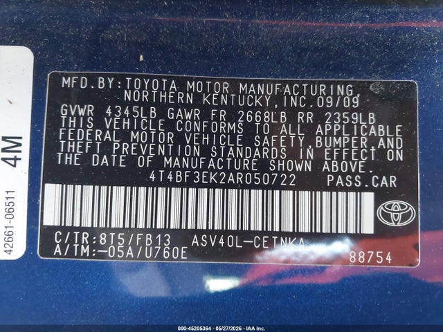 Toyota Camry Le