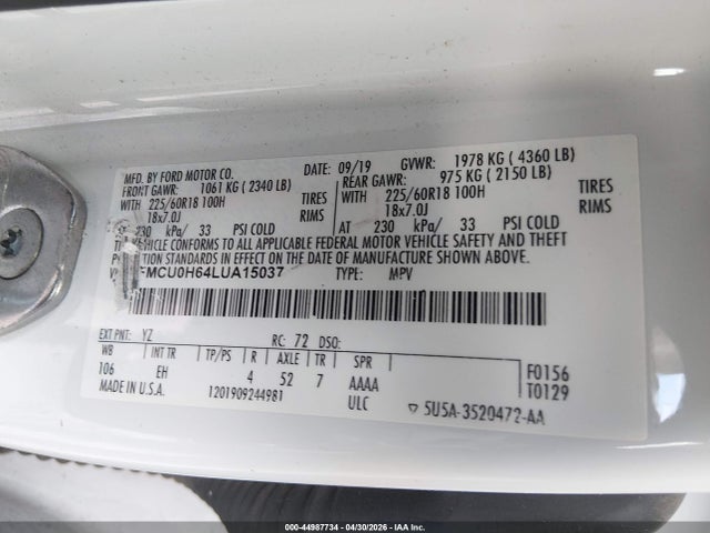 Ford Escape Sel