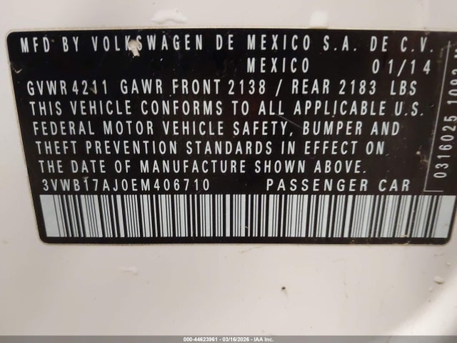 Volkswagen Jetta 1.8t Se