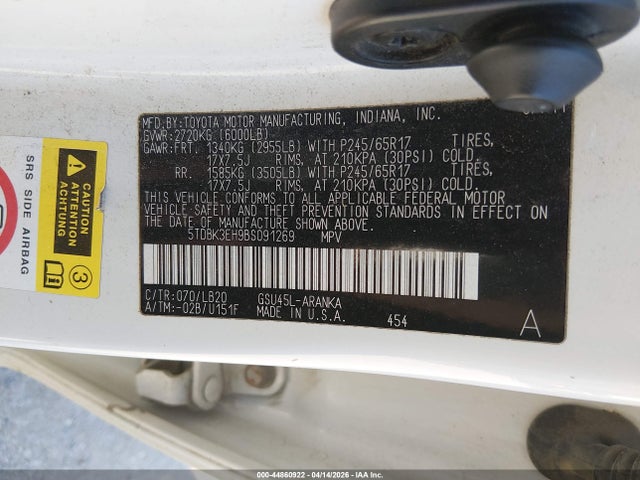Toyota Highlander Se V6