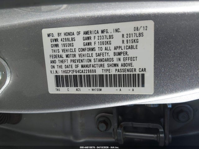 Honda Accord 2.4 Se