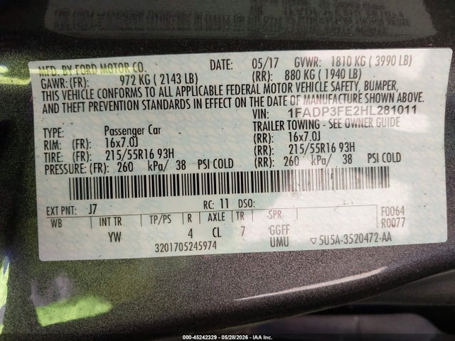 Ford Focus Se