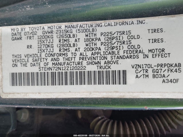Toyota Tacoma Base V6