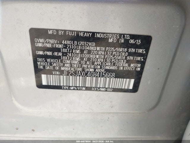 Subaru Forester 2.5i Touring