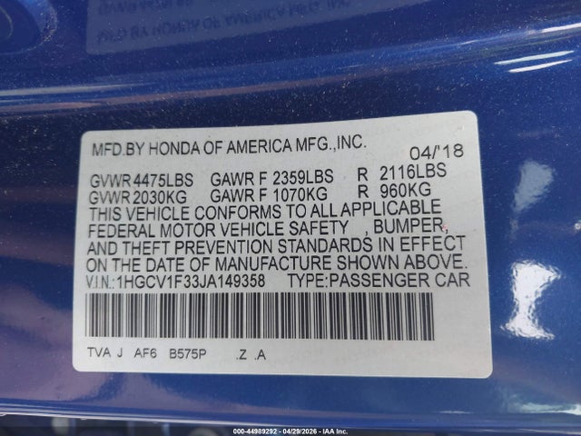 Honda Accord Sport