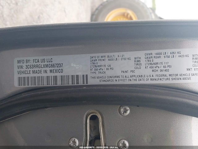 Ram 3500 Tradesman  4x4 8' Box