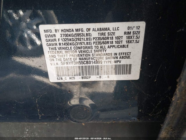 Honda Pilot Ex-l