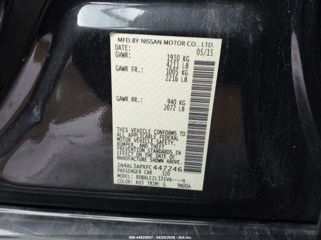Nissan Altima 2.5 S
