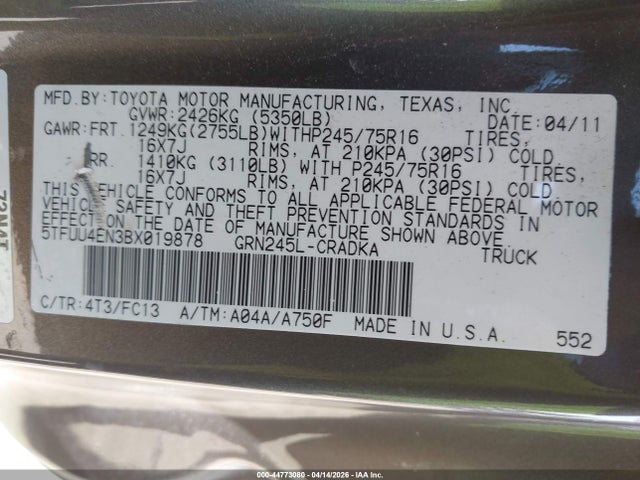 Toyota Tacoma Base V6
