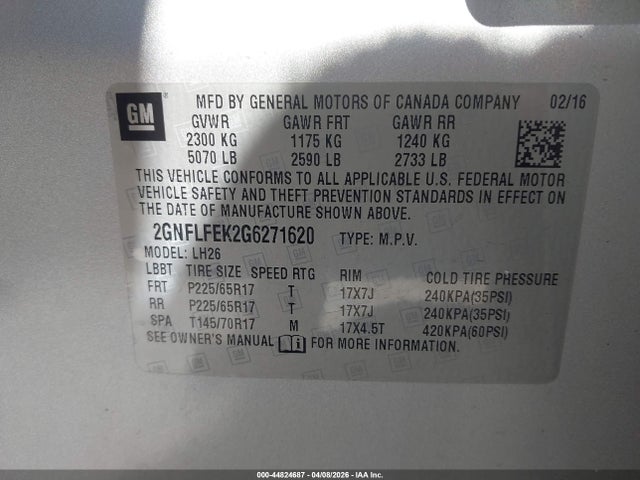 Chevrolet Equinox Lt