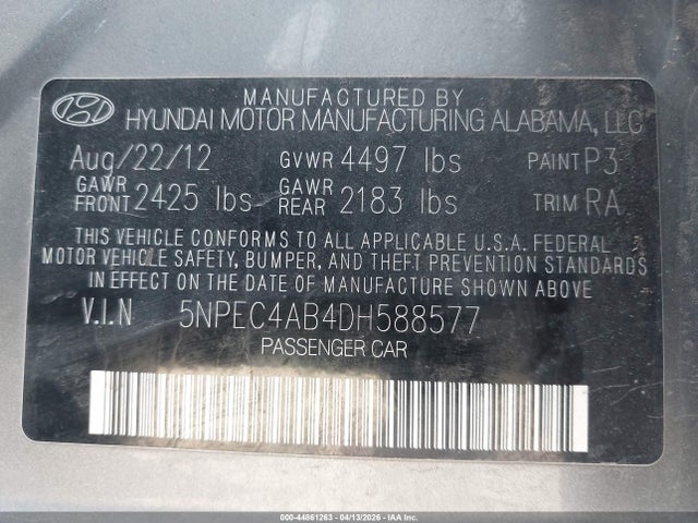 Hyundai SONATA Limited 2.0t