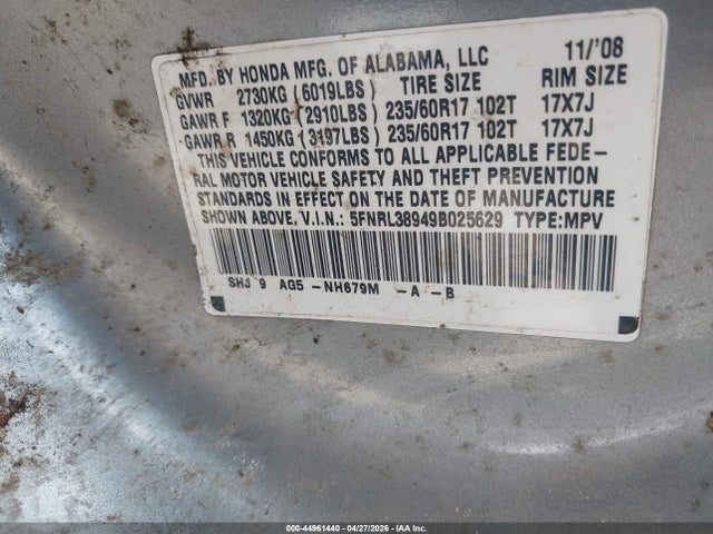 Honda Odyssey Touring