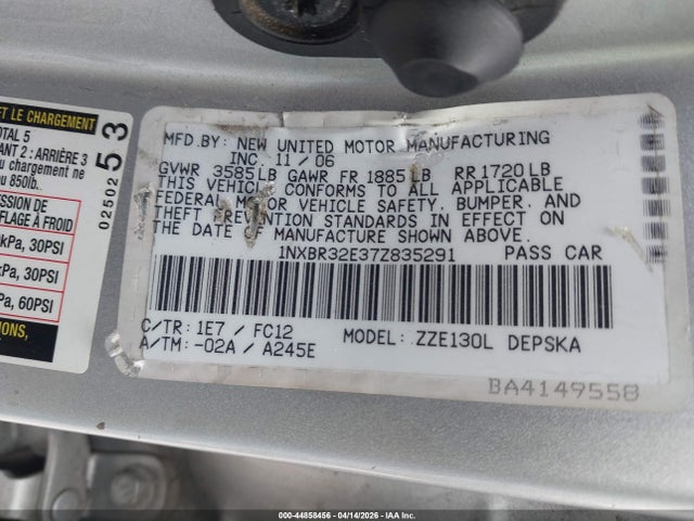 Toyota Corolla S