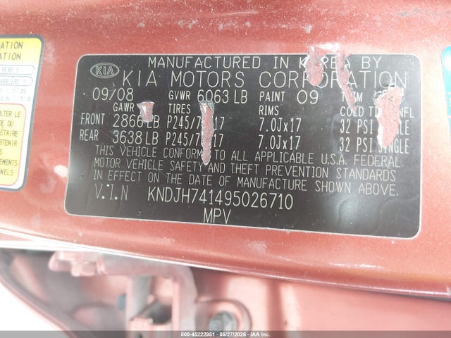 Kia Borrego Lx V6