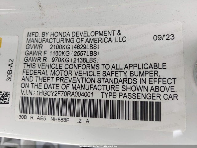 Honda Accord Sport-l