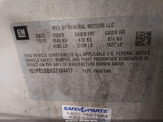Chevrolet Cruze 1lt Auto