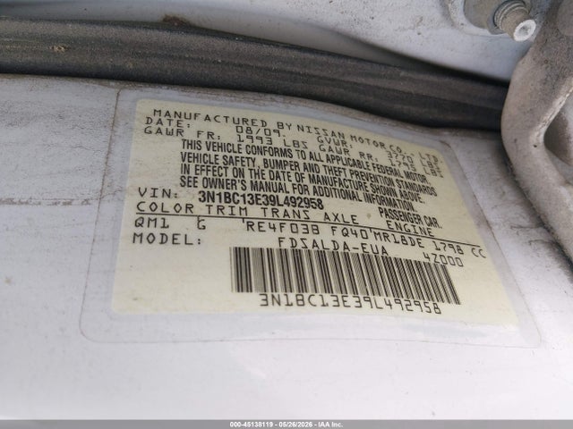 Nissan Versa 1.8s