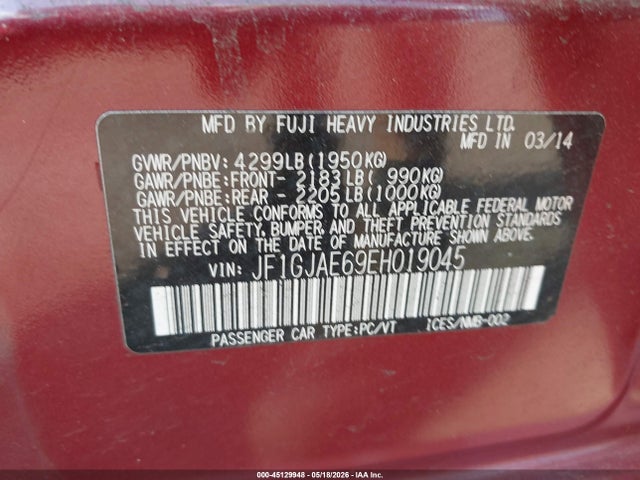 Subaru Impreza 2.0i Premium