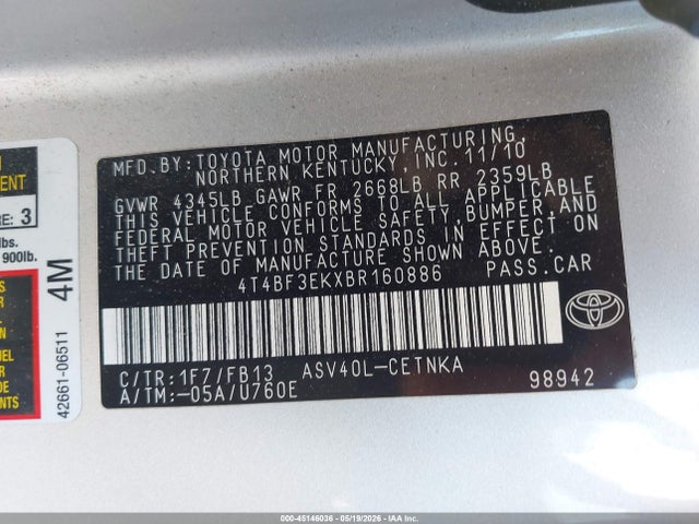 Toyota Camry Le