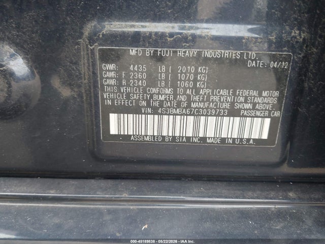 Subaru Legacy 2.5i
