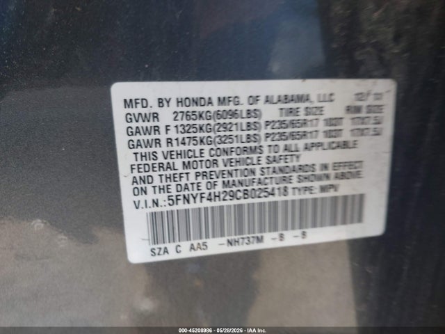Honda Pilot Lx