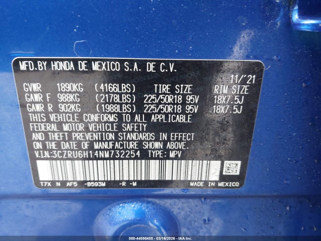 Honda HR-V Awd Sport