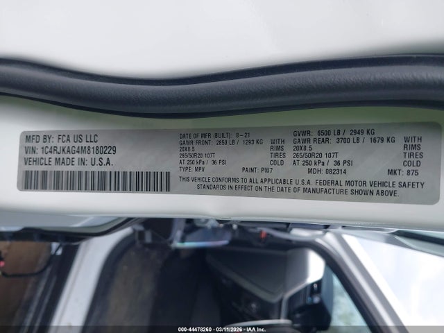 Jeep Grand Cherokee Altitude 4x4