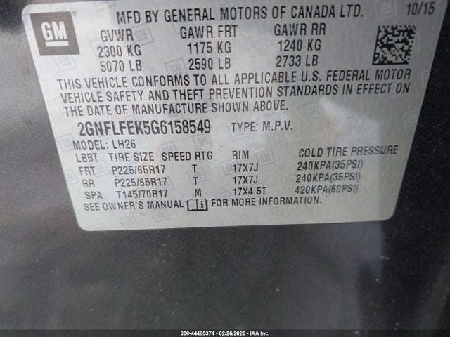 Chevrolet Equinox Lt
