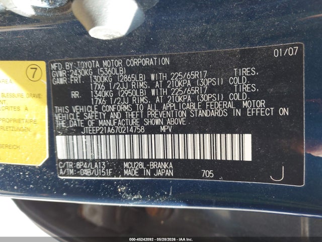 Toyota Highlander Limited V6